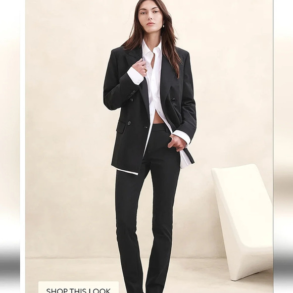 BANANA REPUBLIC Sloan Skinny pant in black. Size 2 - Picture 1 of 9